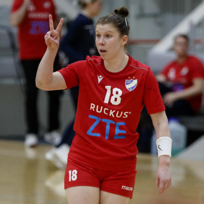 Linda Cainberg i den tredje finalen mot Dicken våren 2021.