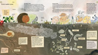 Illustration ur bilderboken "Plats på jorden".