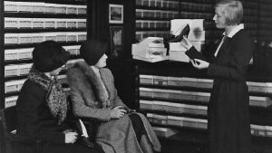 skoavdelning på Stockmann 1930-tal Skoavdelningen på Stockmann på 1930-talet
