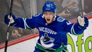 Elias Pettersson har gjort en strålande säsong i Vancouver. Elias Pettersson.