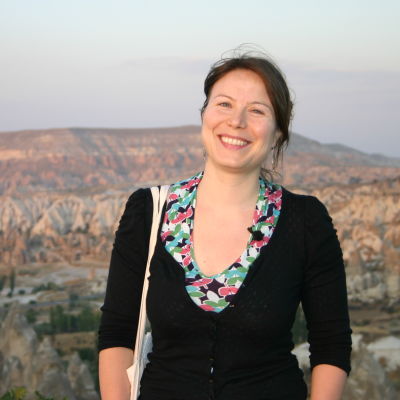 Ayla Albayrak i Kappadokien i Turkiet