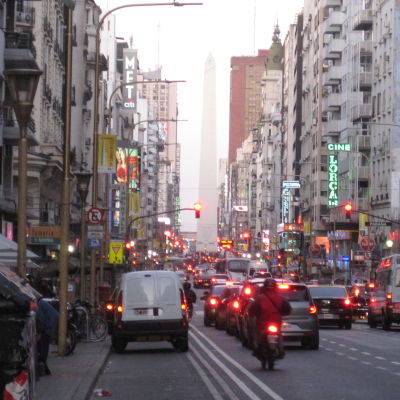 Katunäkymä Buenos Airesista