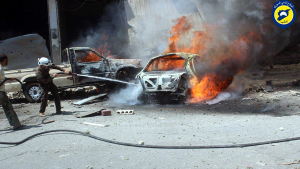 Provinsen och provinshuvudstaden Idlib har utsatts för upptrappade flygräder under de två senaste veckorna. Attackerna har krävt minst 122 civila dödsoffer sedan den 31 juli Provinsen och provinshuvudstaden Idlib har utsatts för upptrappade flyrgräder under de två senaste veckorna. Flygattackerna har krävt minst 122 civila dödsoffer sedan den 31 juli