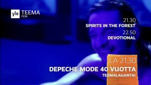 Ruutukaappaus Depeche Mode -teemalauantain trailerista.