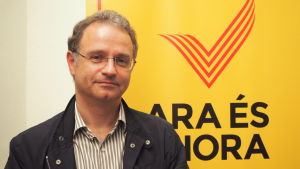 Valarrangören Ricard Gené hoppas på ett högt valdeltagande. Valarrangören Ricard Gené hoppas på ett högt valdeltagande i folkomröstningen i Katalonien.