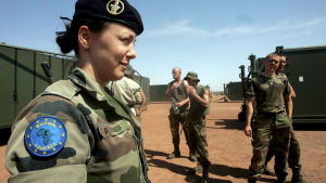 Franska trupper i norra Tchad är inte en ovanlig syn. Franska soldater i Tchad 2013