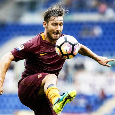 Francesco Totti Sampdoria-ottelussa 11.9. 2016