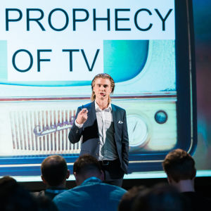 Pauli Kopu speaking at Yle Prophecy.