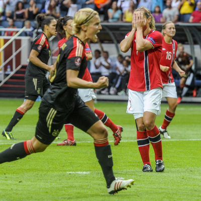 Tyskland vann över Norge i EM-finalen 2013.