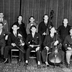 Radio-orkesteri ryhmäkuvassa 1927.