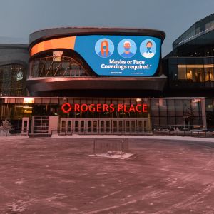 Arenan i Edmonton.