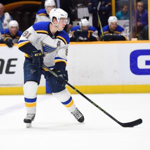 Vladimir Tarasenko är glödhet just nu. Vladimir Tarasenko med pucken