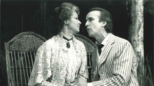 Christina Indrenius-Zalewski och Fred Negendanck i Vildhonung 1986. Christina Indrenius-Zalewski och Fred Negendanck.