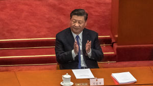 Kinas president Xi Jinping har kopplat ett allt hårdare grepp om makten Kinas president Xi Jinping