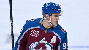Mikko Rantanen. Mikko Rantanen stod för ett snyggt mål mot St. Louis.
