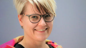 Riitta Kauppinen Kuvassa on Pelastakaa Lapset ry;n kansalaistoiminnan ja vaikuttamistyön johtaja Riitta Kauppinen.