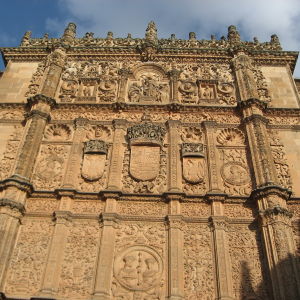 Salamancan yiopiston fasadia