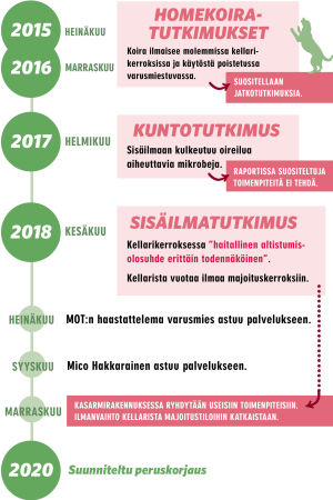 Infografiikka: näin tapahtumat etenivät