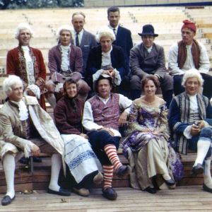 Jeppe på berget 1967 Ensemblen från Jeppe på Berget på Lurens 1967.
