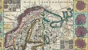 Daniel de la Feuille, 1706 Skandinavian kartta, piirtänyt Daniel de la Feuille vuonna 1706
