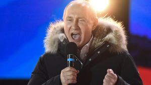 Vladimir Putin segrade som väntat i gårdagens ryska presidentval. Vladimir Putin