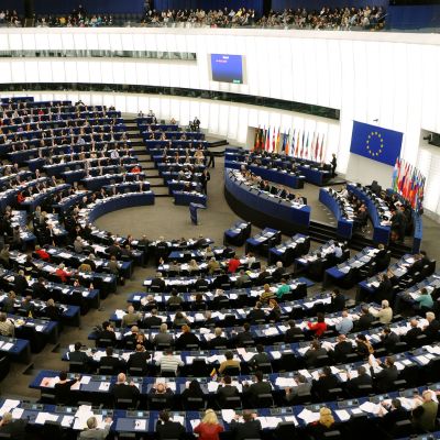 Europaparlamentets plenisal i Strasbourg