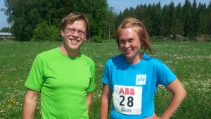 Stig Andersson och Sandra Sundvik Stig Andersson och Sandra Sundvik vid West Coast Race den 7.6.2014
