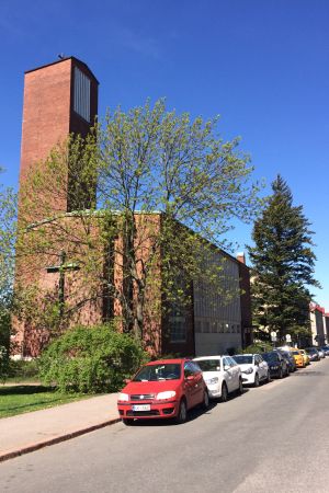 Sankta Maria kyrkan i Helsingfors. Min nuvarande hemkyrka som jag aldrig känt mig hemma i. Sankta Maria kyrka i Helsingfors