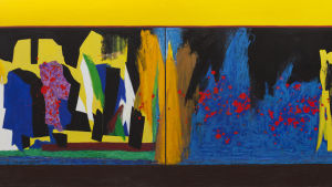 Paul Osipows Gång III, olja på duk, 2014. Målning av Paul Osipow: Gång III