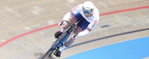 OS-mästaren Jason Kenny i VM-2019 i Polen. OS-mästaren Jason Kenny i VM-2019 i Polen.