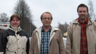 Sannfinländarna Sari Karlström, Jaakko Tamminen och Kari Lindberg.
