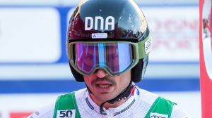 Marcus Sandell tävlade i världscupen senast i december i fjol. Marcus Sandell i Val D'Isere i december 2016.