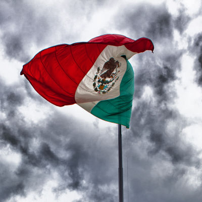 Mexikos flagga.