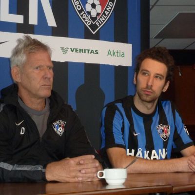 Job Dragtsma och Tamas Gruborovics, FC Inter januari 2013