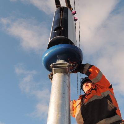 Uuden sukupolven ensimmäinen kameratolppa asennettiin nelostielle Sysmän Onkiniemeen lokakuussa.
