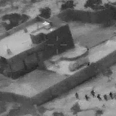 Amerikanska specialstyrkor rör som gården där IS-ledaren Abu Bakr al-Baghdadi gömde sig