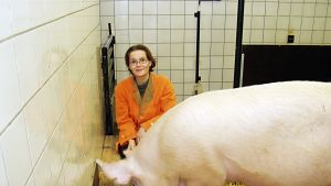 Professor Anna Valros har forskat i suggans välfärd. Anna Valros. Bild: Ilkka Saastamoinen/Yle