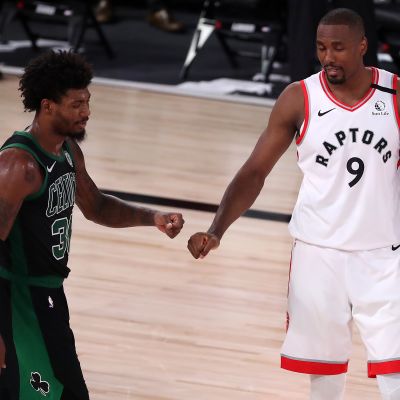 Marcus Smart ja Serge Ibaka