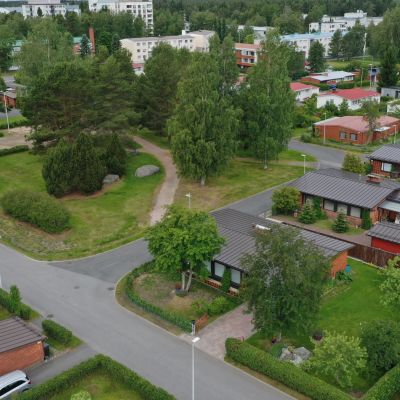 Kuvassa asuinalue
