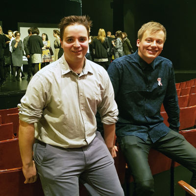 Ted Forsström och Kaj Korkea-aho gör Pleppo igen på Wasa Teater.
