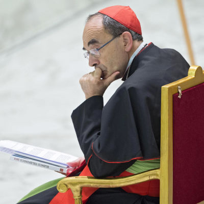 Ärkebiskopen av Lyon, kardinal Philippe Barbarin i Vatikanstaten år 2016.