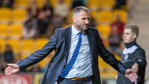 Shefki Kuqis andra säsong i Åbo kan sluta i jubel eller raseri. Shefki Kuqi, SJK-Inter, hösten 2016.