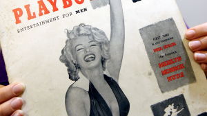 Marilyn Monroe på pärmen till det första numret av Playboy 1953. Marilyn Monroe på pärmen till det första numret av herrtidskriften Playboy 1953.