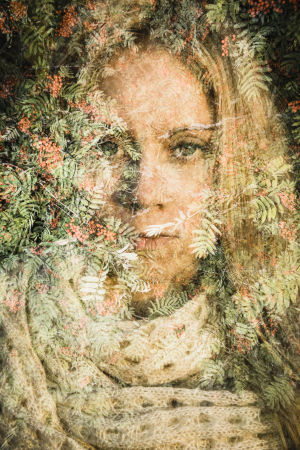 An autumn evening av Christoffer Relander. Konstfotografi av Christoffer Relander