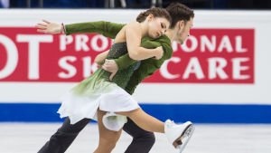 Cecilia Törn och Jussiville Partanen stod för sin bästa VM-insats. Isdansarna Cecilia Törn och Jussiville Partanen i EM, januari 2016