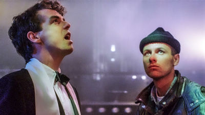 Neil Tennant ja Chris Lowe. Kuva elokuvasta It Couldn't Happen Here.