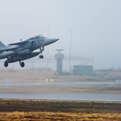 Svenska Jas Gripen-plan deltog i den Natoledda insatsen i Libyen.