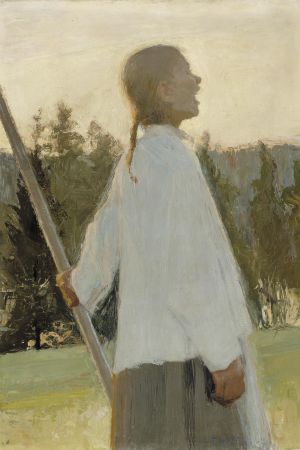 Eko (1891) Bild ur Åbo Konstmuseums utställning om Ellen Thesleff