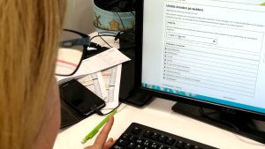 Systemet sade att Tinas adress inte överensstämde med uppgifterna i befolkningsregistret. TEwebbsida