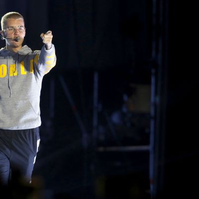 Pop-tähti Justin Bieber esiintyi Santiagossa, Chilessä maaliskuussa 2017.